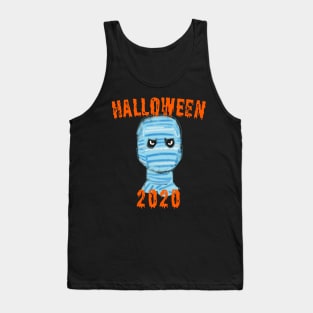 Halloween 2020 Mummy Face Mask Tank Top